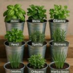 9 Hierbas que puedes cultivar en baldes este mes de mayo