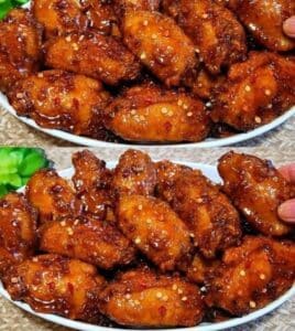 Alitas Crujientes con Miel y Ajo: Receta Fácil y Deliciosa. 2 ALITAS CRUJIENTES CON MIEL Y AJO