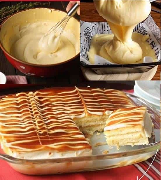 Bizcocho Tres Leches con Caramelo