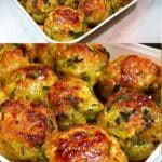 Bolitas de calabacín al horno