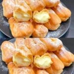 Canutillos Clásicos Rellenos de Crema