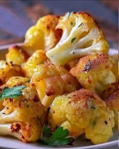 Coliflor de Ajo con Queso Parmesano: Receta Fácil y Deliciosa 2 Coliflor de ajo con queso parmesano