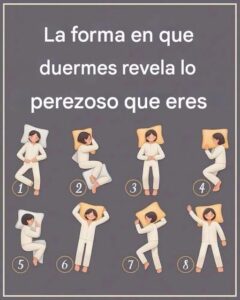 Cómo tu posición al dormir revela si eres perezoso