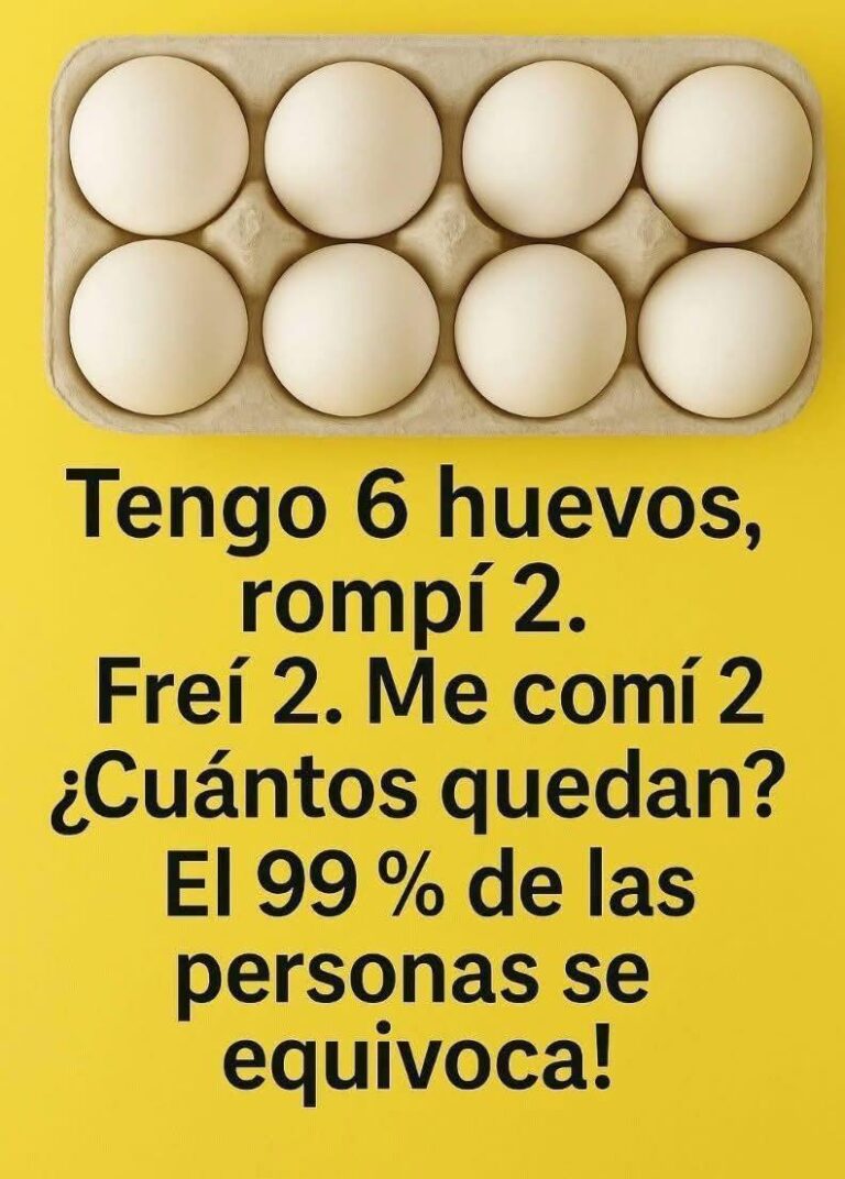 El acertijo de los 6 huevos