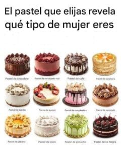 El pastel que elijas revelará qué tipo de mujer eres