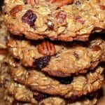 Galletas de Avena con Nueces y Pasas Sin Azúcar, en Minutos