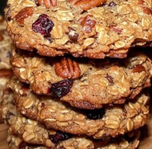 Galletas de Avena con Nueces y Pasas Sin Azúcar: una receta saludable 2 Galletas de Avena con Nueces y Pasas Sin Azúcar, en Minutos