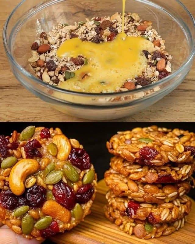 Galletas de Nueces y Avena Saludables