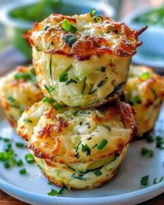 Muffins de Calabacín con Queso
