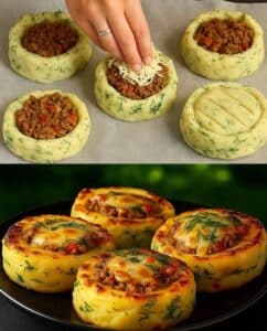 Nidos de Puré de Papa Rellenos: Una Receta Reconfortante 2 Nidos de Puré de Papa Rellenos