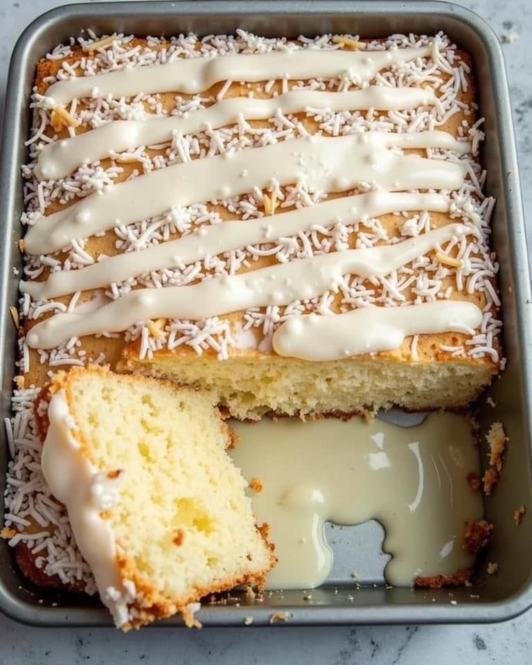 PASTEL DE COCO HELADO