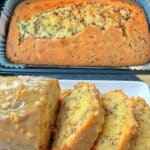 Pan de Plátano con Glaseado de Caramelo