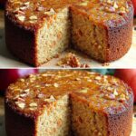 Pastel de Zanahoria, Manzana y Avena Saludable sin Azúcar