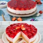 Pastel de fresa y mascarpone de ensueño