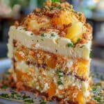 Pastel hawaiano de zanahoria y piña