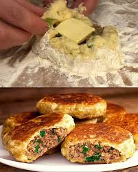 Patatas Rellenas de Pollo y Verduras
