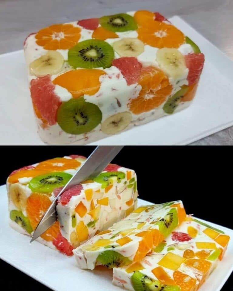 Postre de Leche y Frutas con Agar-Agar