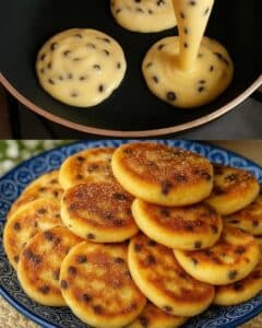 Receta Panqueque de yogur y chispas de chocolate