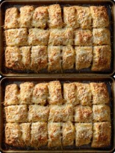 Receta casera de pastel de manzana en losa