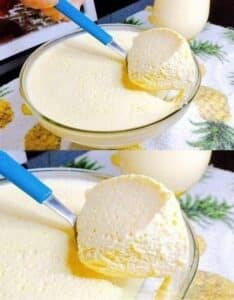 Receta de mousse cremosa de chocolate blanco: Delicia Tropical 2 Receta de mousse cremosa de chocolate blanco