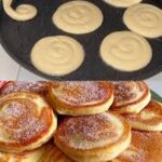 Receta de panqueques de yogur de manzana
