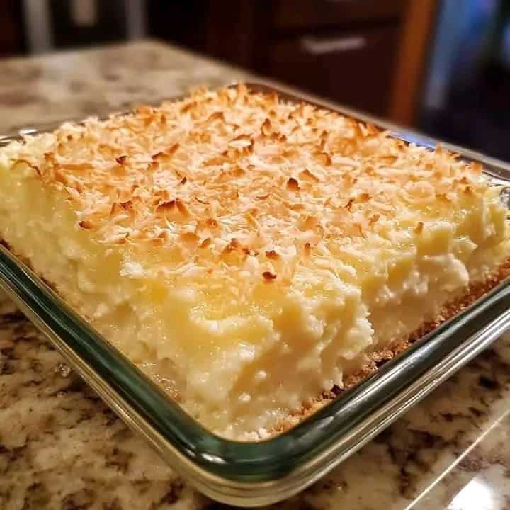 Receta de postre de crema de coco