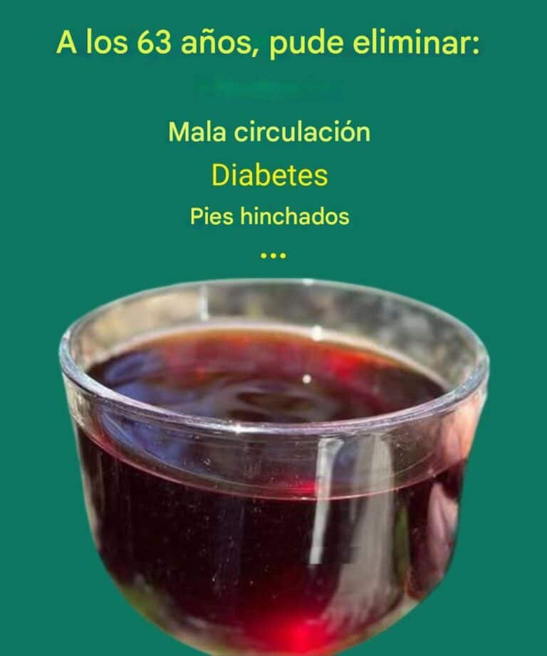 A mis 63 años, pude eliminar la mala circulación, la diabetes y el cáncer con este remedio
