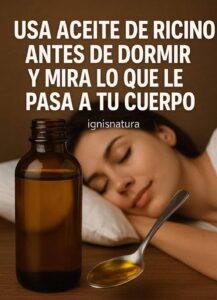 Aceite de Ricino Antes de Dormir