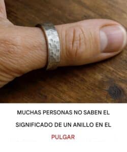 Anillos para el pulgar: Qué simbolizan y su significado oculto que pocos conocen 2 Anillos para el pulgar