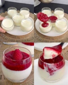 Budín de vainilla con coulis de frambuesa: La receta definitiva para impresionar 2 Budín de vainilla con coulis de frambuesa