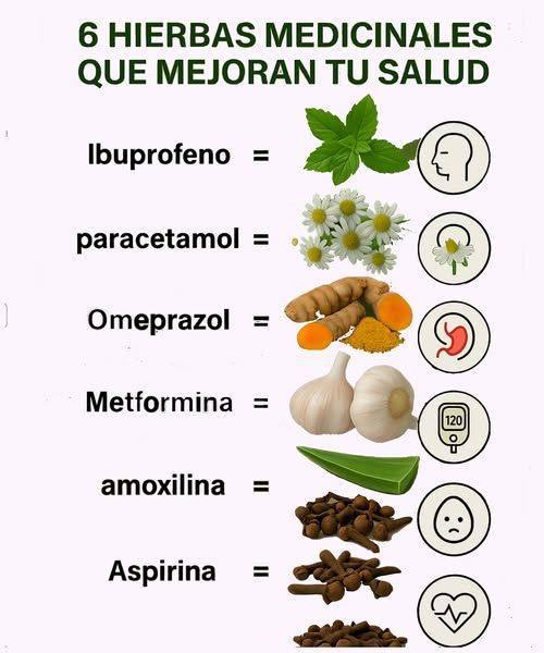 El Poder Curativo de 6 Plantas que Reemplazan Tus Medicinas con Éxito