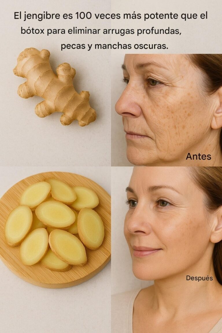 El jengibre es 100 veces más potente que el bótox para eliminar arrugas