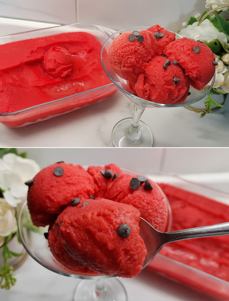 Helado de sandía