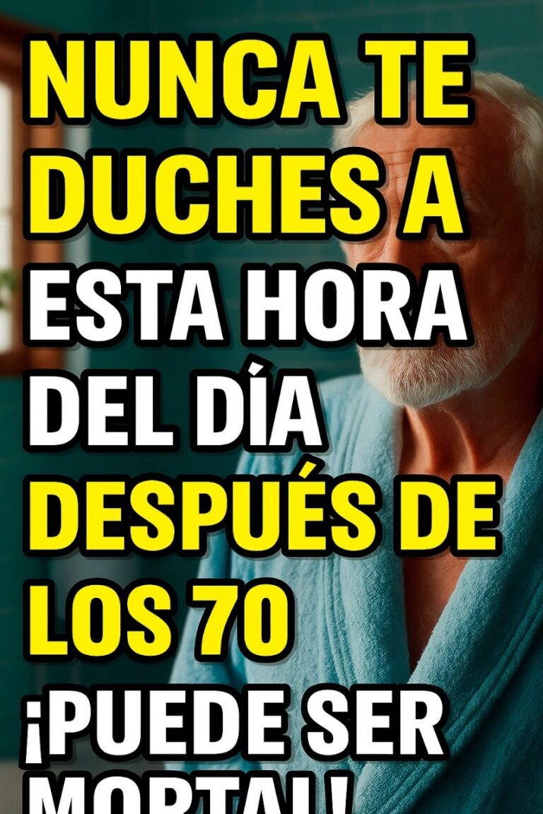 La hora del día más peligrosa para ducharse en mayores y cómo evitarla