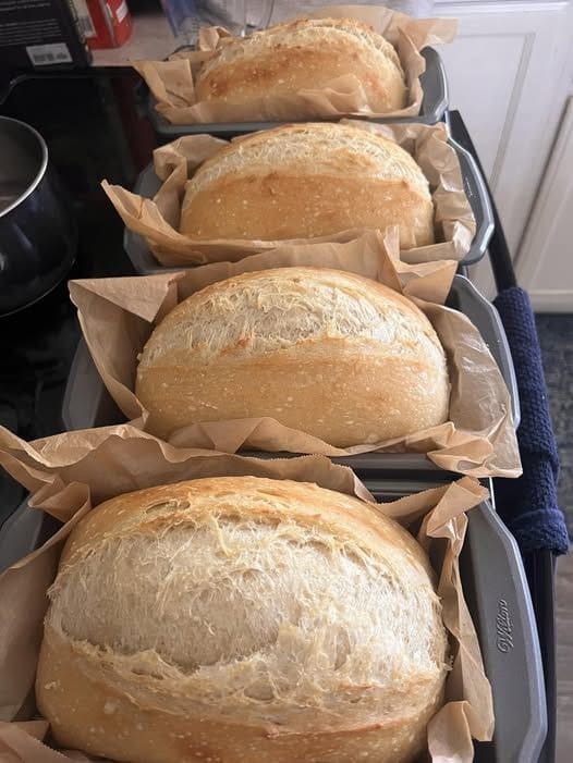 La mejor receta de pan de sándwich sin amasar