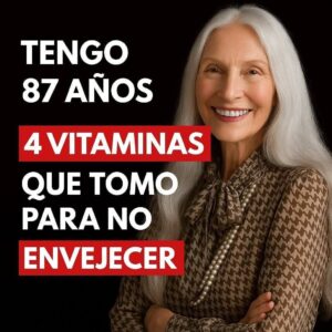 Las 4 vitaminas que toma esta mujer de 87 años para no envejecer 2 Las 4 vitaminas que toma esta mujer de 87 años para no envejecer