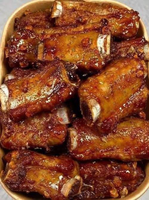 Receta de Costillas de Ajo con Miel y Salsa de Soja