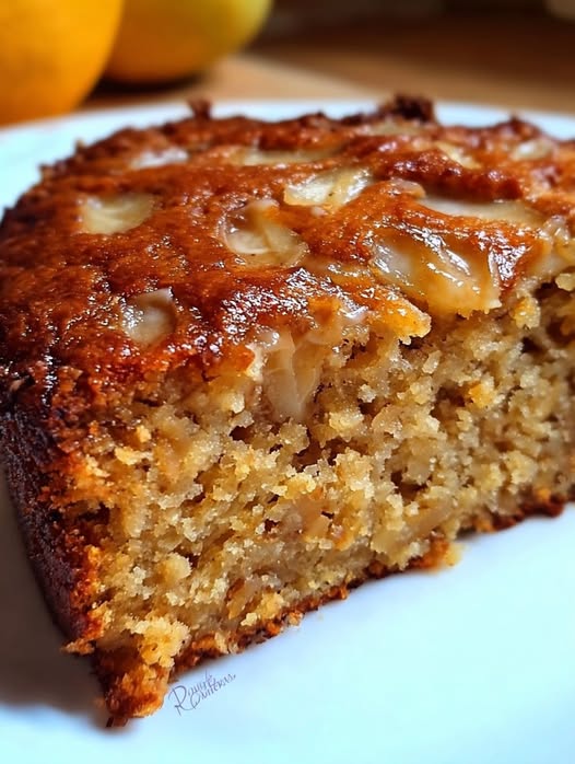 Bizcocho de avena manzana y zanahoria