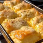 Cazuela de galletas de pollo