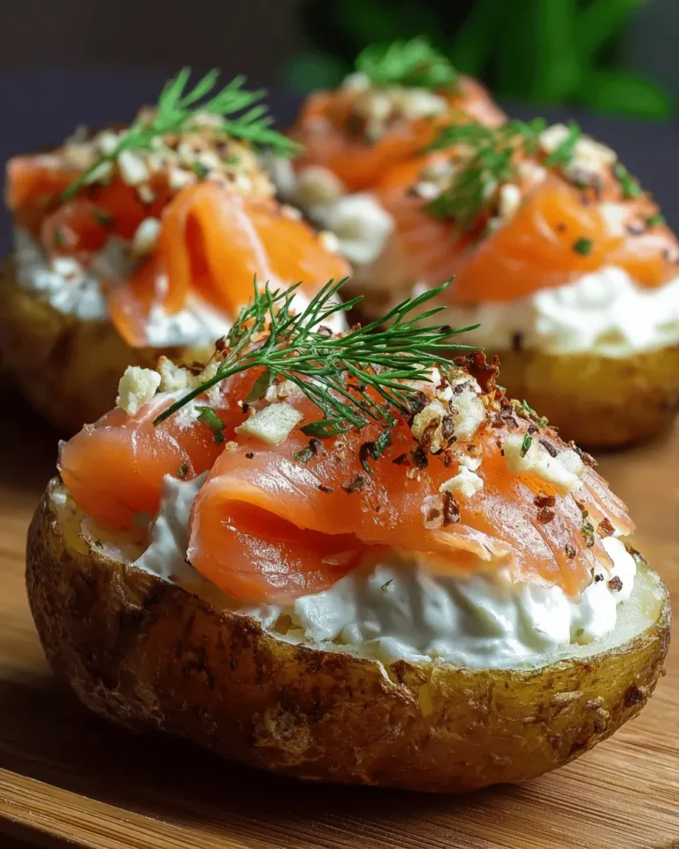 Papas Nórdicas con Salmón y Queso Crema: Receta Elegante y Sencilla