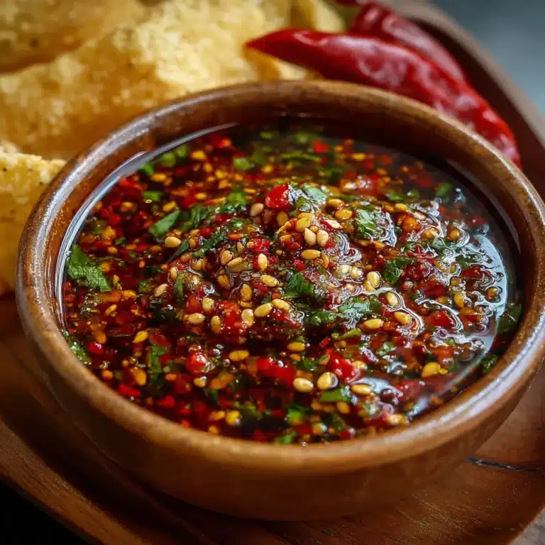 Salsa Macha Casera con Semillas