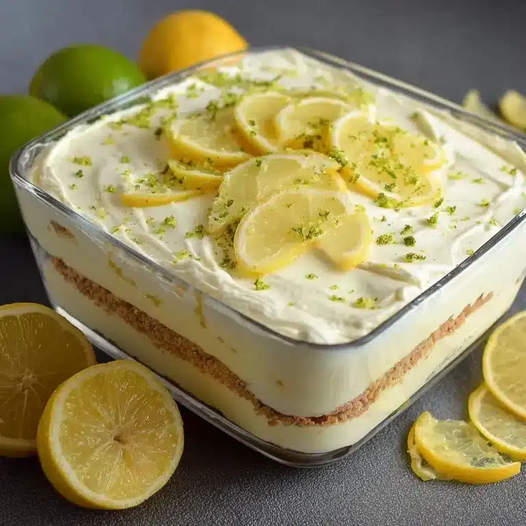 pastel frio de limón