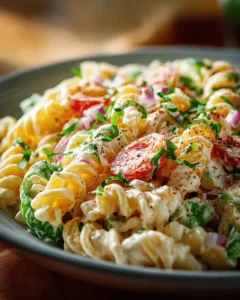 ensalada de pasta cremosa 2 ensalada de pasta cremosa