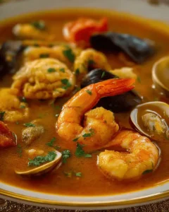 Sopa de marisco para la cena de Navidad 2 Sopa de marisco para la cena de Navidad