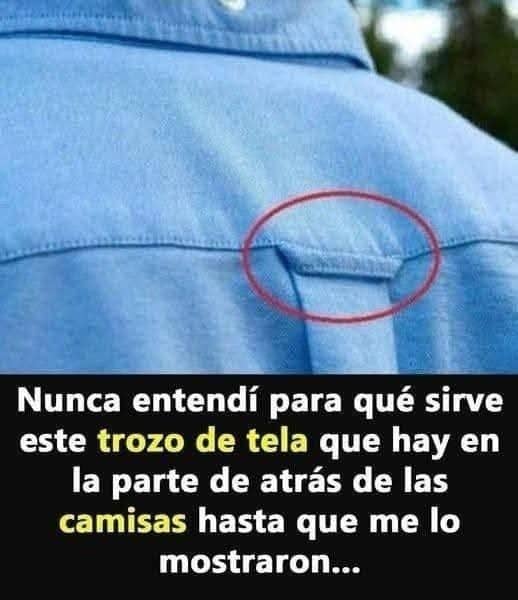 El Misterioso Gancho en la Parte Trasera de las Camisas