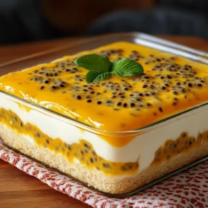 Pavê de Maracuyá (Postre Brasileño) 2 Pavê de Maracuyá (Postre Brasileño)