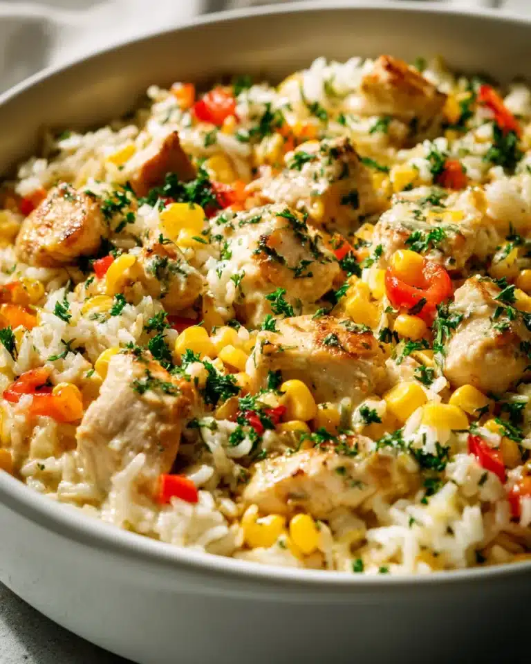 Würziger Backhähnchen-Reis-Auflauf: Dein köstliches Rezept