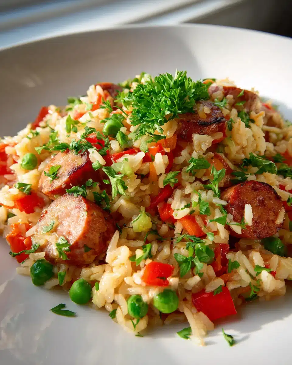 Herzhafte Rindswurst Reis Pfanne: Einfach & Ultimat Lecker! 4 Herzhafte Rindswurst Reis Pfanne: Einfach & Ultimat Lecker!