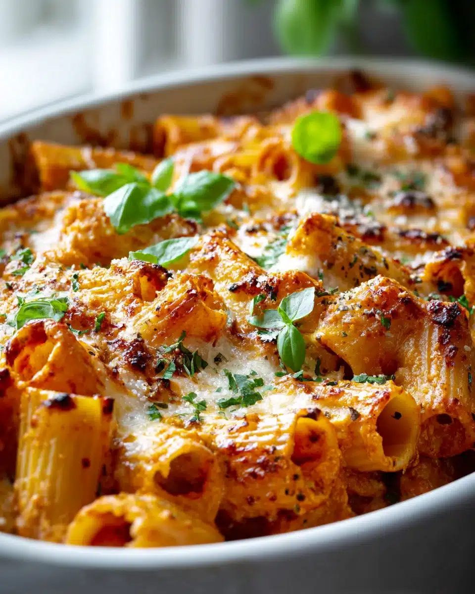 Ofen-Rigatoni aus einer Pfanne: Dein schnelles Feierabendessen 4 Ofen-Rigatoni aus einer Pfanne: Dein schnelles Feierabendessen