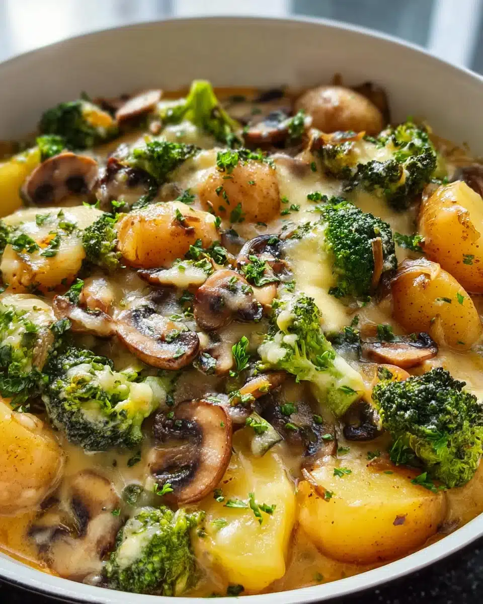 Brokkoli Kartoffel Pfanne mit Pilzen: Einfach & Lecker!